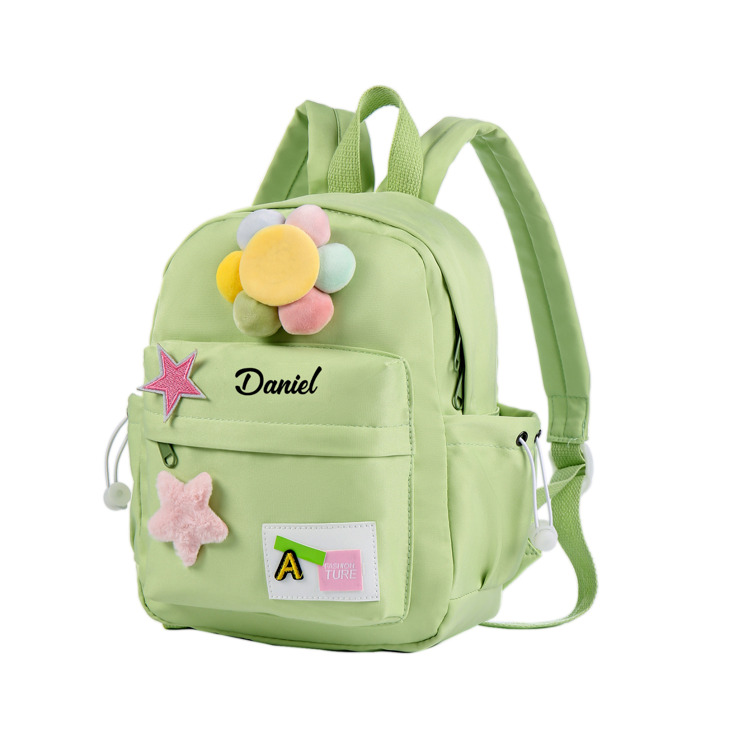 Cartable Sac à Dos Fleur pour Enfant 1 Prénom Personnalisé Sac maternelle