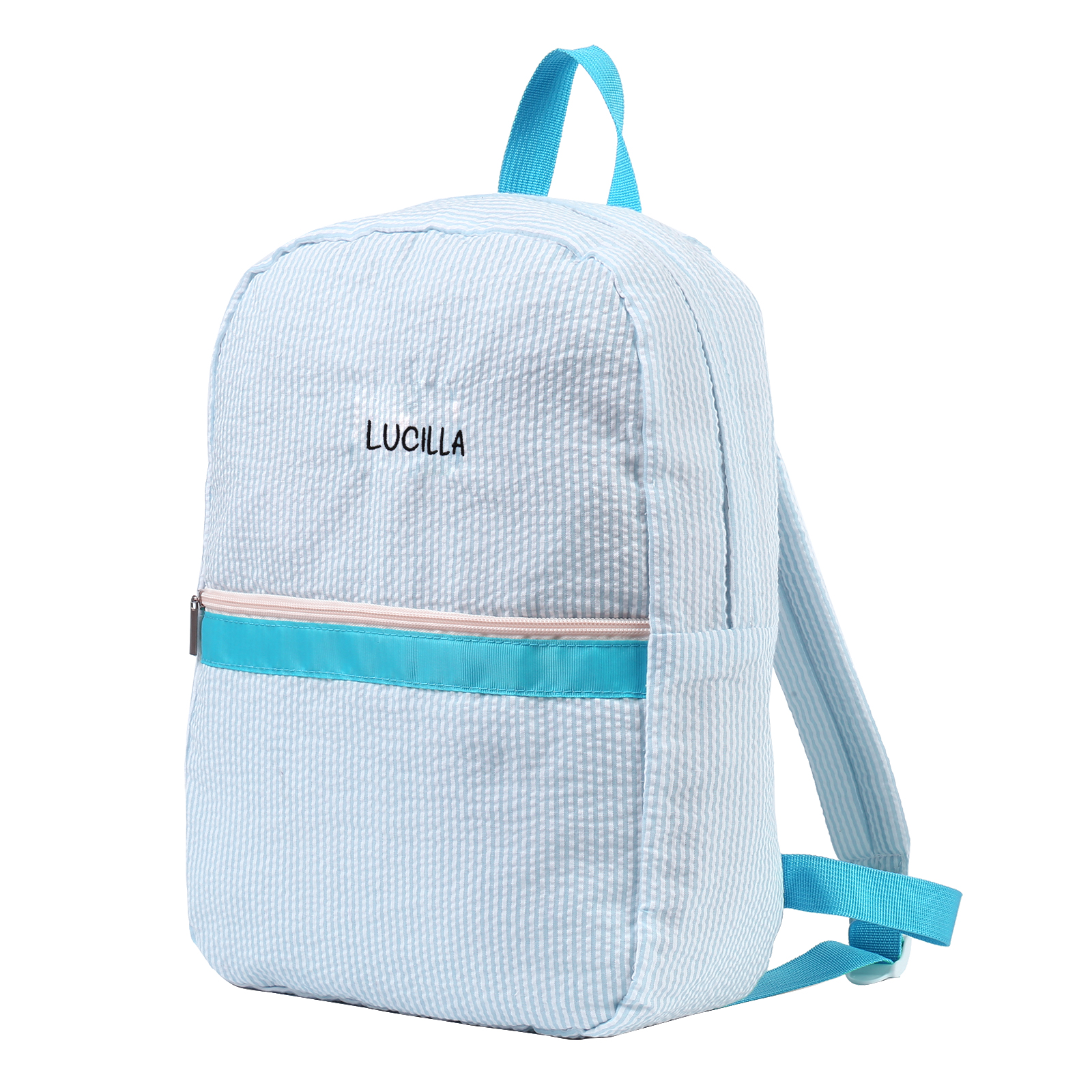 Cartable Sac à Dos Toile à voile pour Enfant 1 Prénom Personnalisé