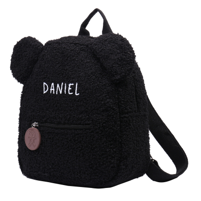 Cartable Sac à Dos Peluche pour Enfant 1 Prénom Personnalisé Sac 