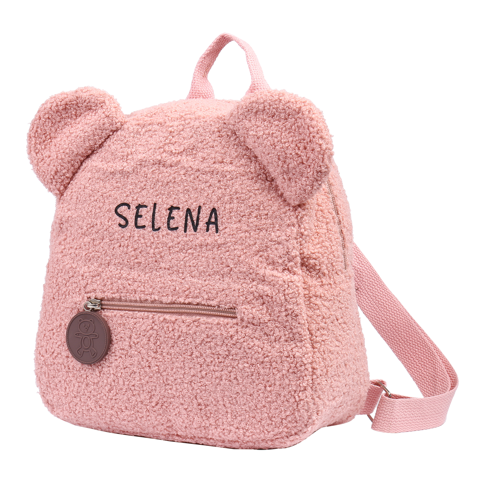 Cartable Sac à Dos Peluche pour Enfant 1 Prénom Personnalisé Sac 