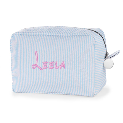 Trousse de Maquillage Polyvalente Personnalisé avec Broderie Prénom pour Femme | Jessemade