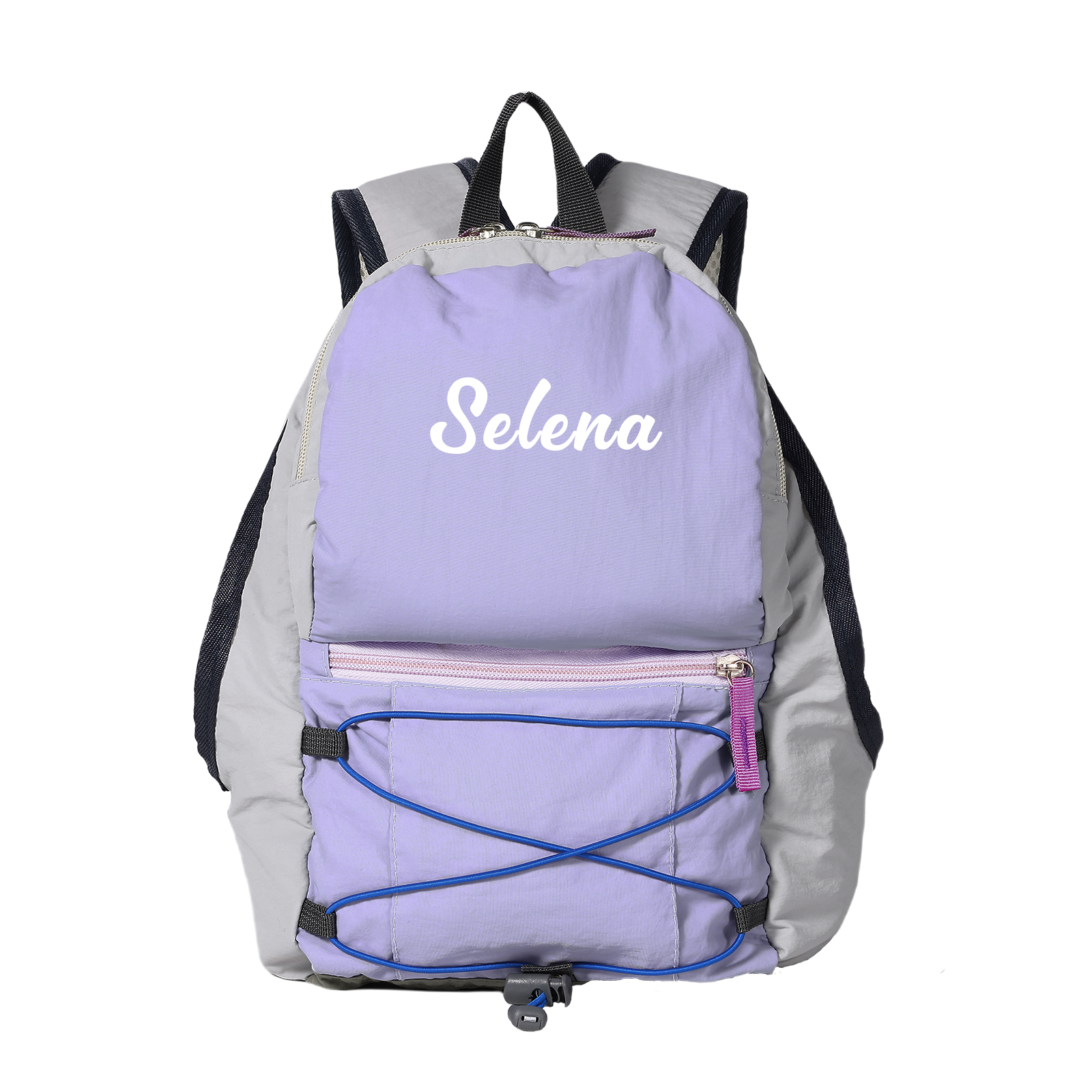 Sac à dos enfant personnalisé en nylon avec prénom brodé et couleur au choix | Jessemade