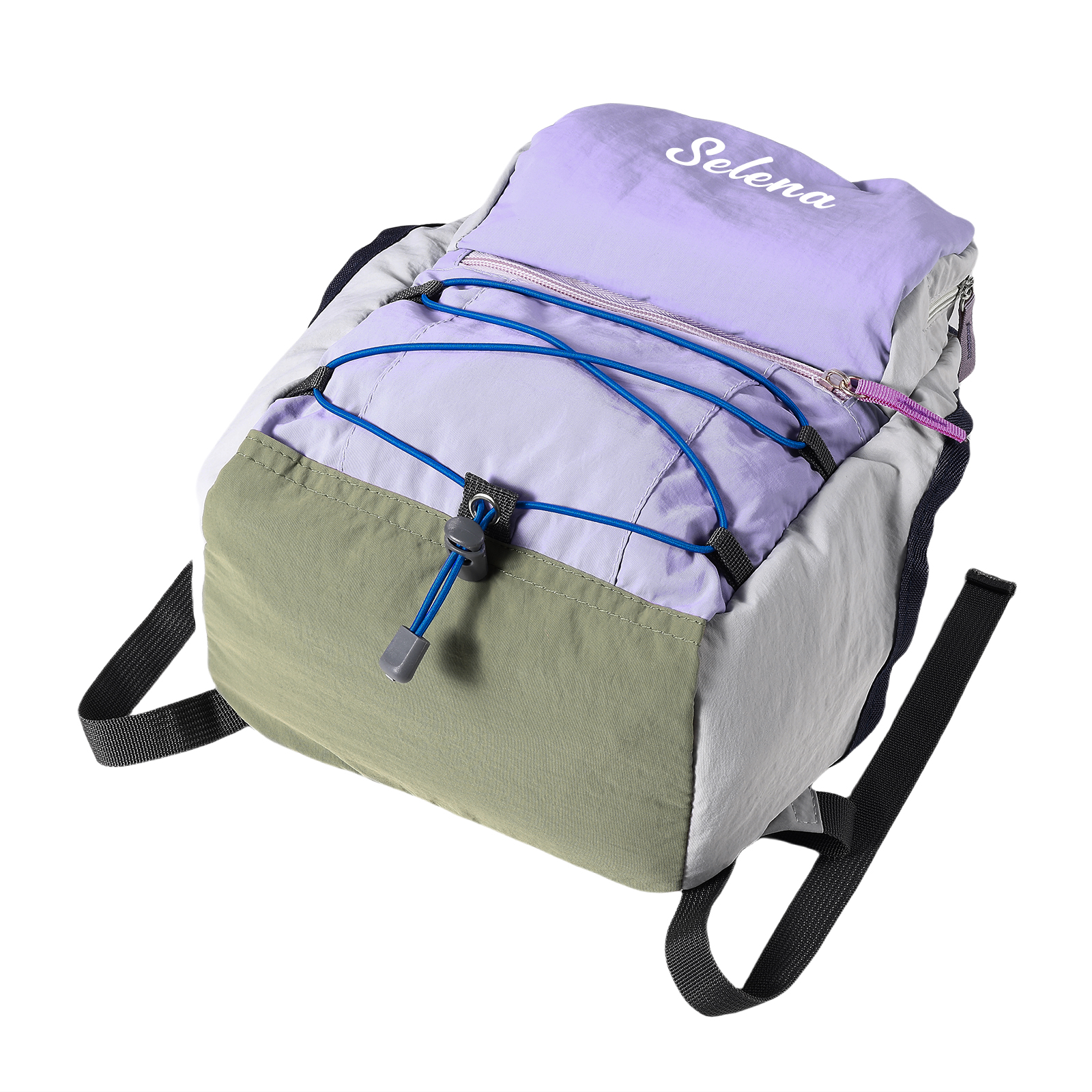 Sac à dos en Nylon personnalisé avec 1 Prénom, Couleur au Choix – Cadeau pour Enfant | Jessemade