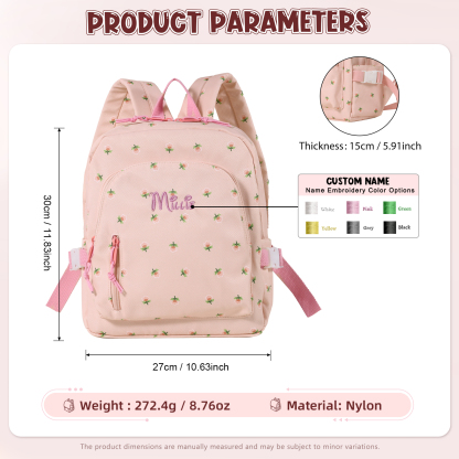 Sac à dos personnalisé avec 1 Prénom et Couleur au Choix – Cadeau pour Enfant | Jessemade