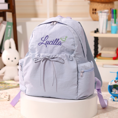 Sac à dos Personnalisable avec 1 Prénom, Motif et Choix de Couleur du Nom | Jessemade