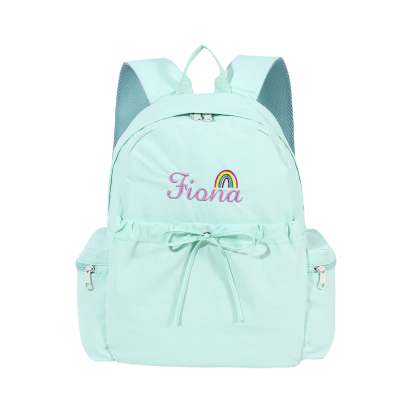 Sac à dos prénom motif couleur personnalisable, 7 coloris, pour enfants | Jessemade