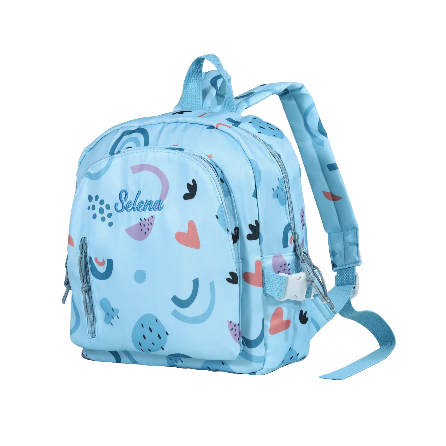 Sac à dos Enfant Personnalisable avec 1 Prénom brodé et Choix de Couleur du Nom | Jessemade