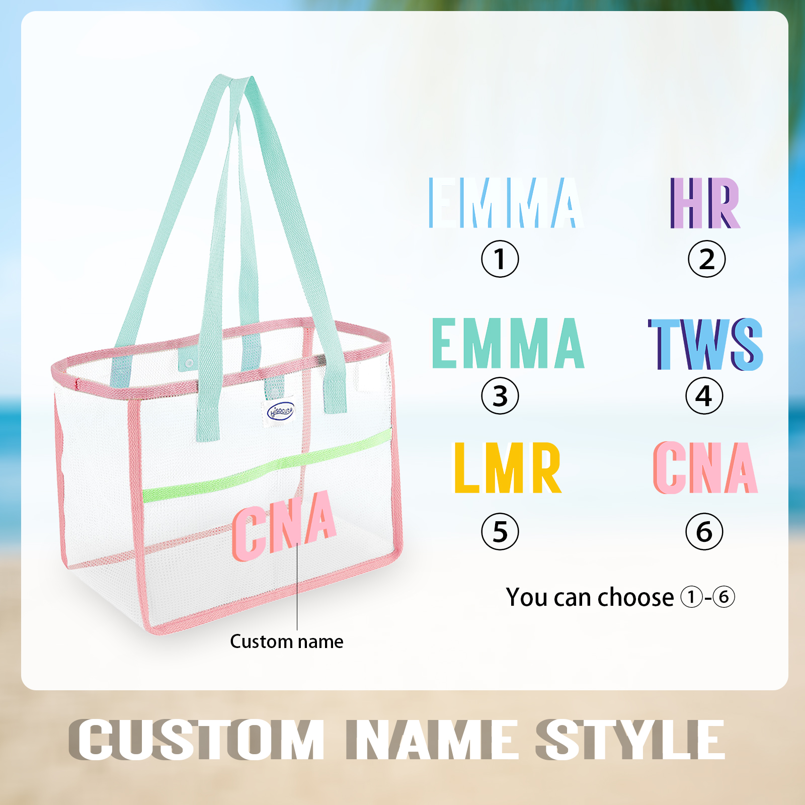 Sac à dos personnalisé avec 1 Prénom - Styles de Prénom au Choix | Jessemade