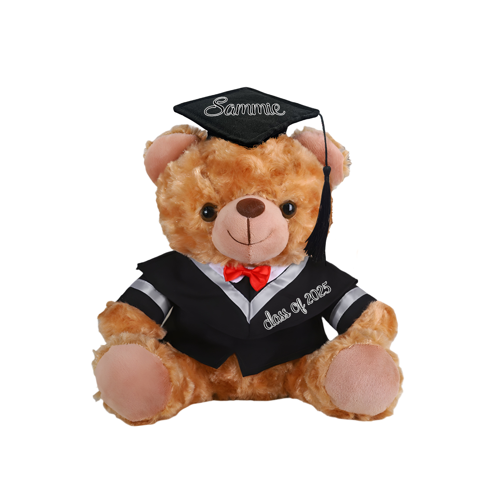 Ours de Graduation Personnalisé avec Prénom et Date - 8 Couleurs Disponibles | Jessemade