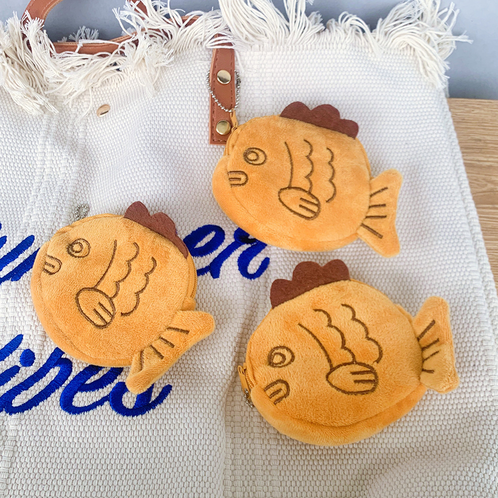 Porte-monnaie Poisson en Peluche Originalité et Praticité｜Jessemade