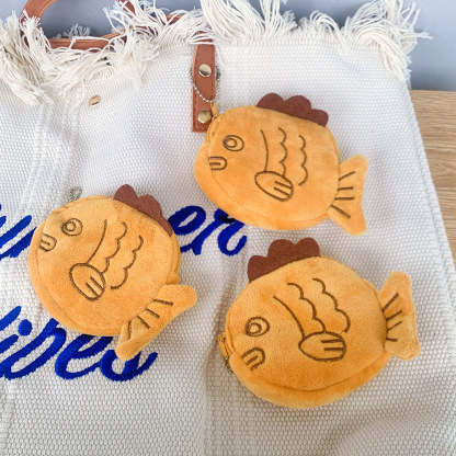 Porte-monnaie Poisson en Peluche Originalité et Praticité｜Jessemade