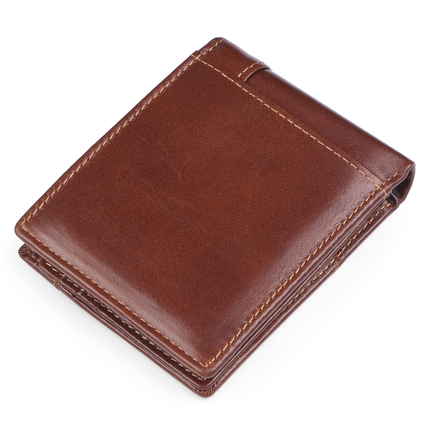 Portefeuille en Cuir Personnalisé avec 1 Prénom et 1 Initiale Cadeau Saint-Valentin pour Homme | Jessemade