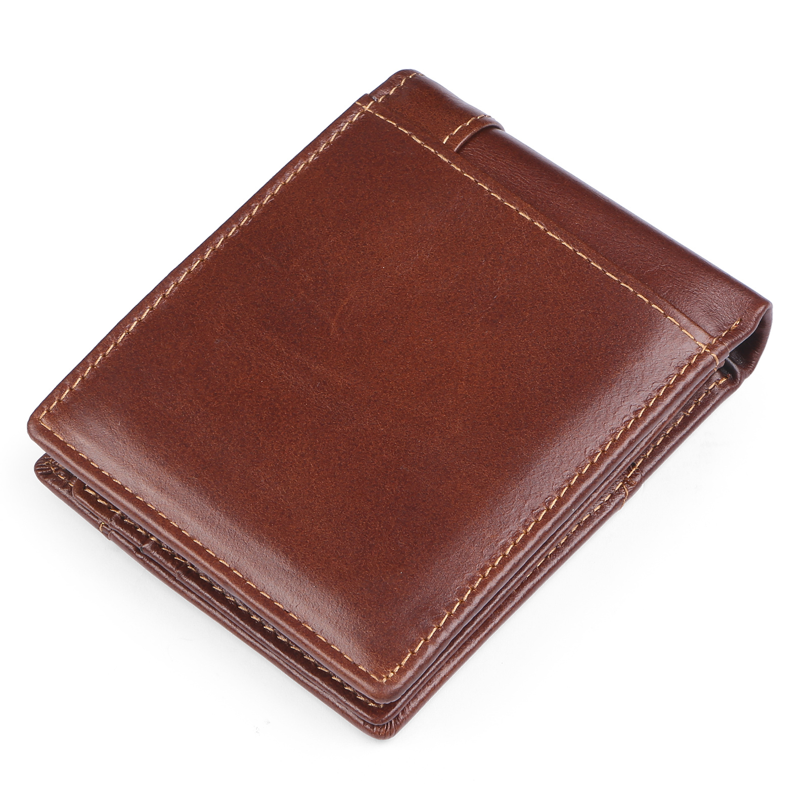 Portefeuille en Cuir Personnalisé avec 1 Prénom et 1 Initiale Cadeau Saint-Valentin pour Homme | Jessemade