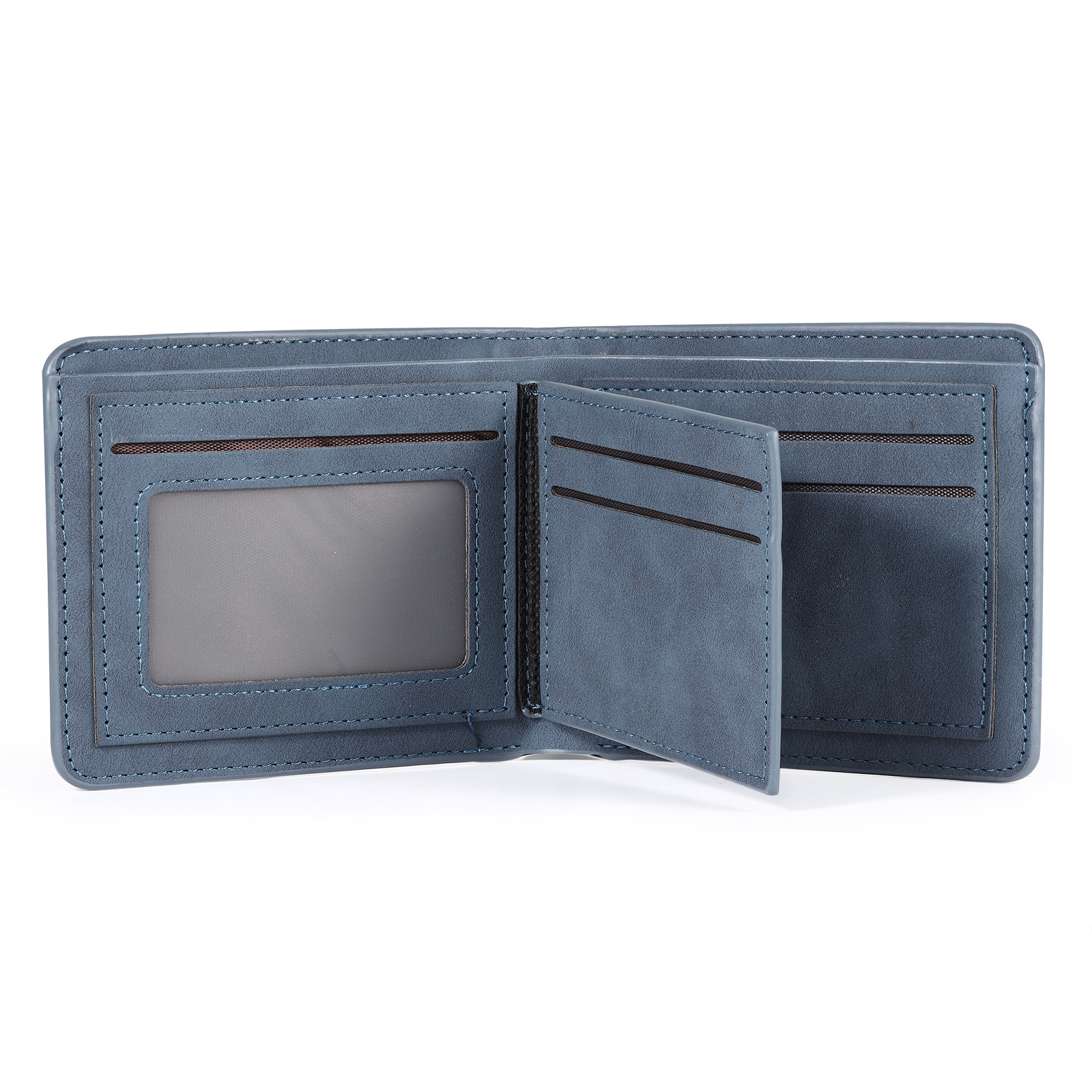 Portefeuille Classique en Cuir Prénom Personnalisé avec Gravure Photo et Initiales pour Homme | Jessemade