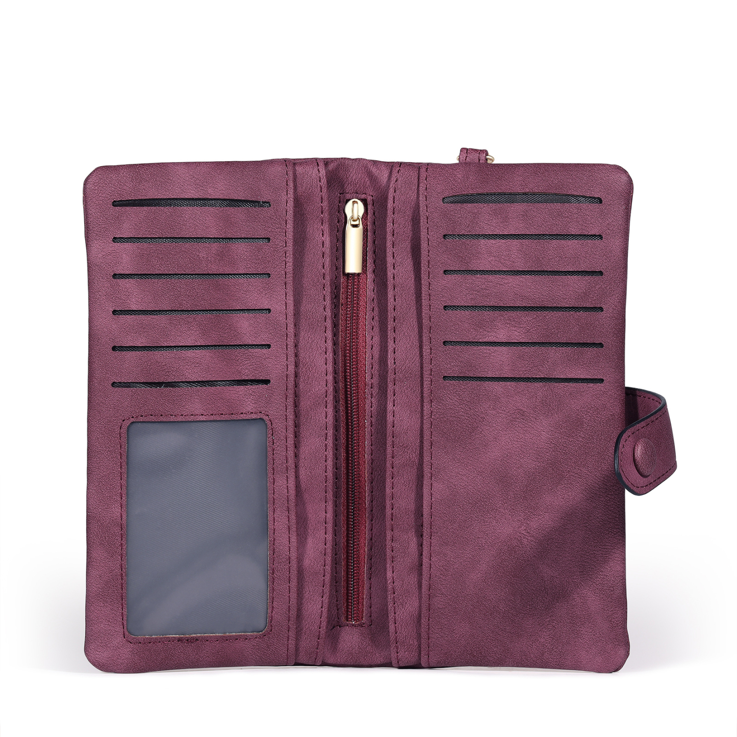 Portefeuille Femme  en cuir PU avec Fleurs de Naissance et Prénom Porte-monnaie Personnalisé 7 Couleurs au Choix | Jessemade