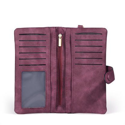 Portefeuille Femme  en cuir PU avec Fleurs de Naissance et Prénom Porte-monnaie Personnalisé 7 Couleurs au Choix | Jessemade