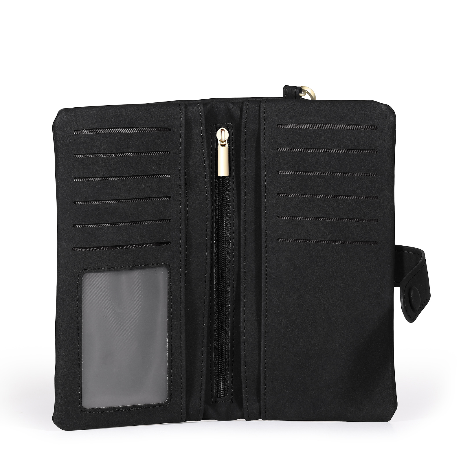 Portefeuille Femme  en cuir PU avec Fleurs de Naissance et Prénom Porte-monnaie Personnalisé 7 Couleurs au Choix | Jessemade