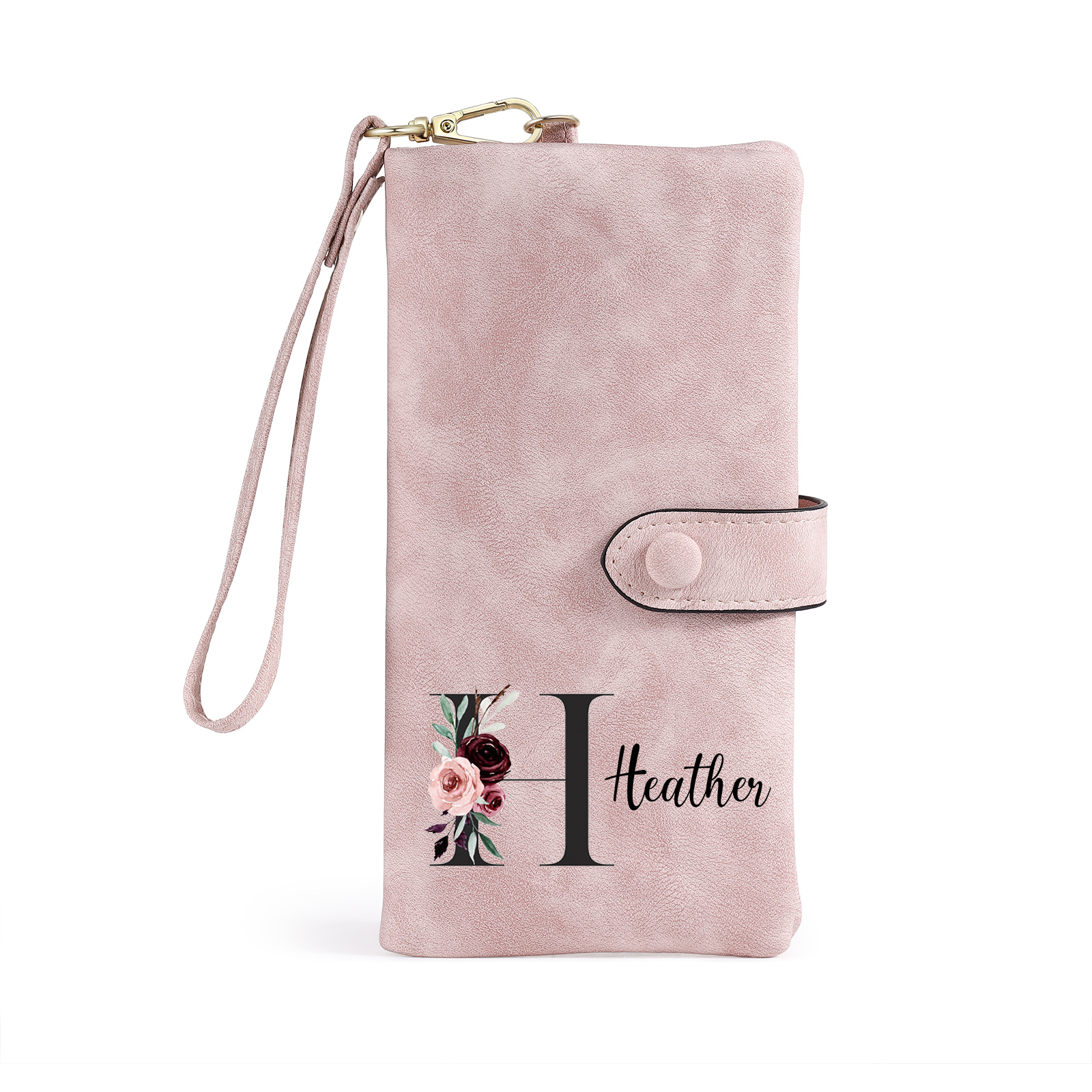 Portefeuille Femme Personnalisé avec Initiale et Prénom | Cadeau Chic | Jessemade