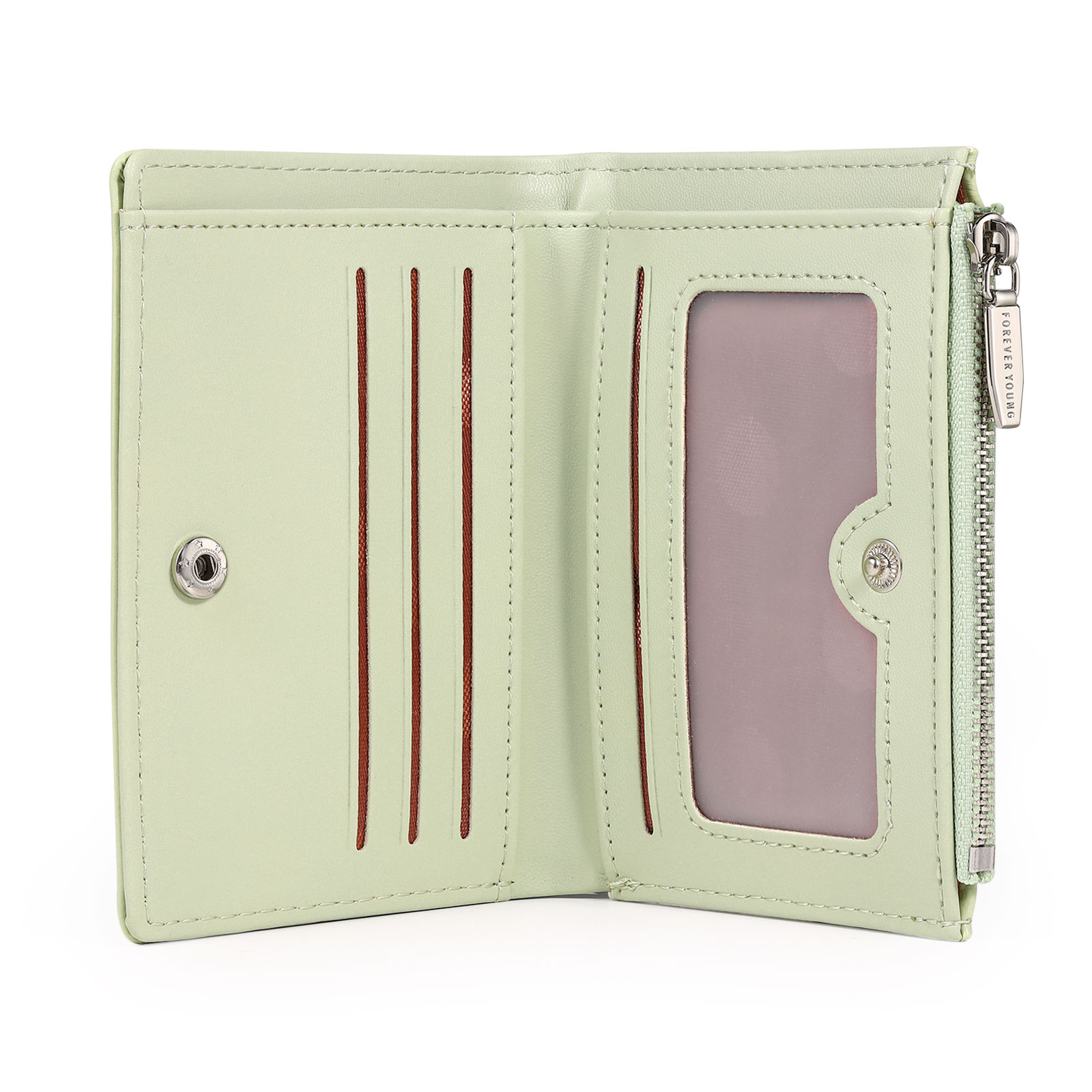 Portefeuille en cuir Personnalisé avec Photo et Texte Porte-monnaie 4 couleurs choisies pour Femme  | Jessemade