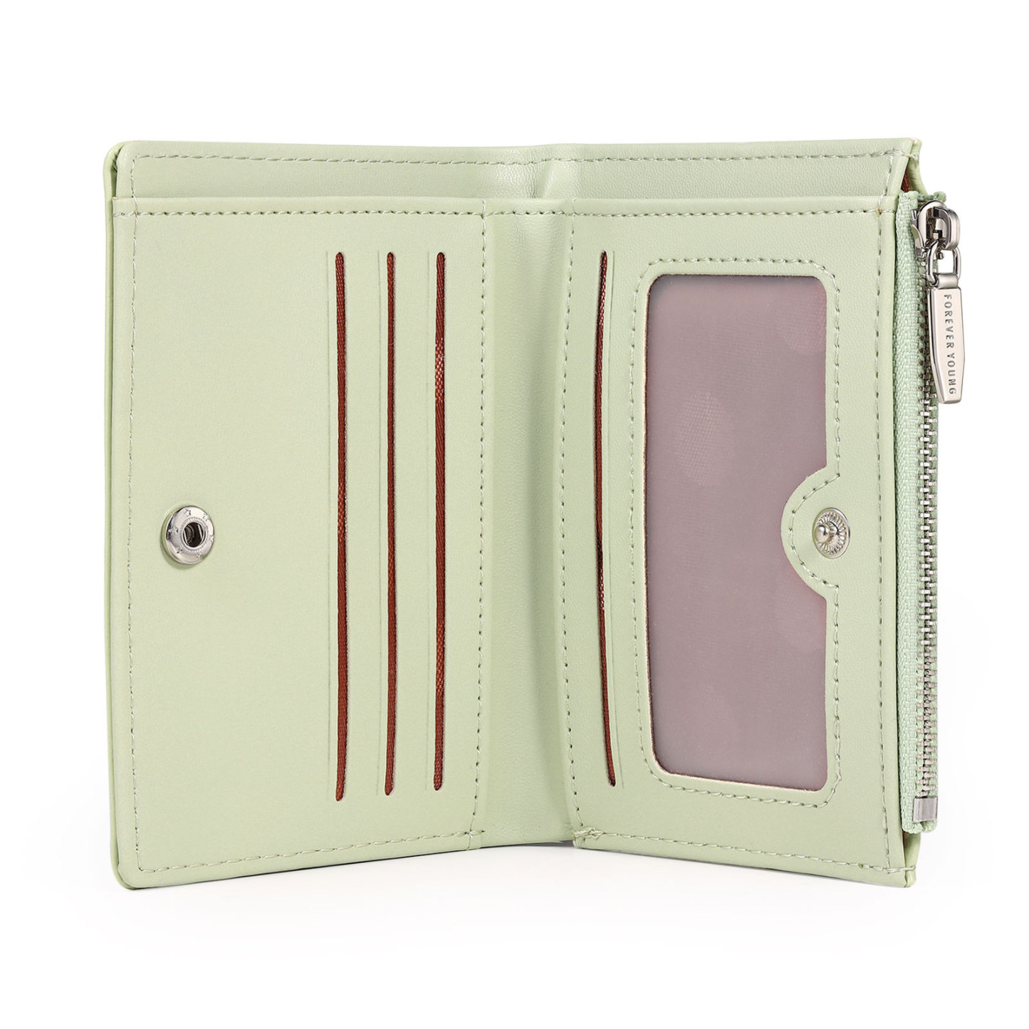 Portefeuille en cuir Personnalisé avec Photo et Texte Porte-monnaie 4 couleurs choisies pour Femme  | Jessemade