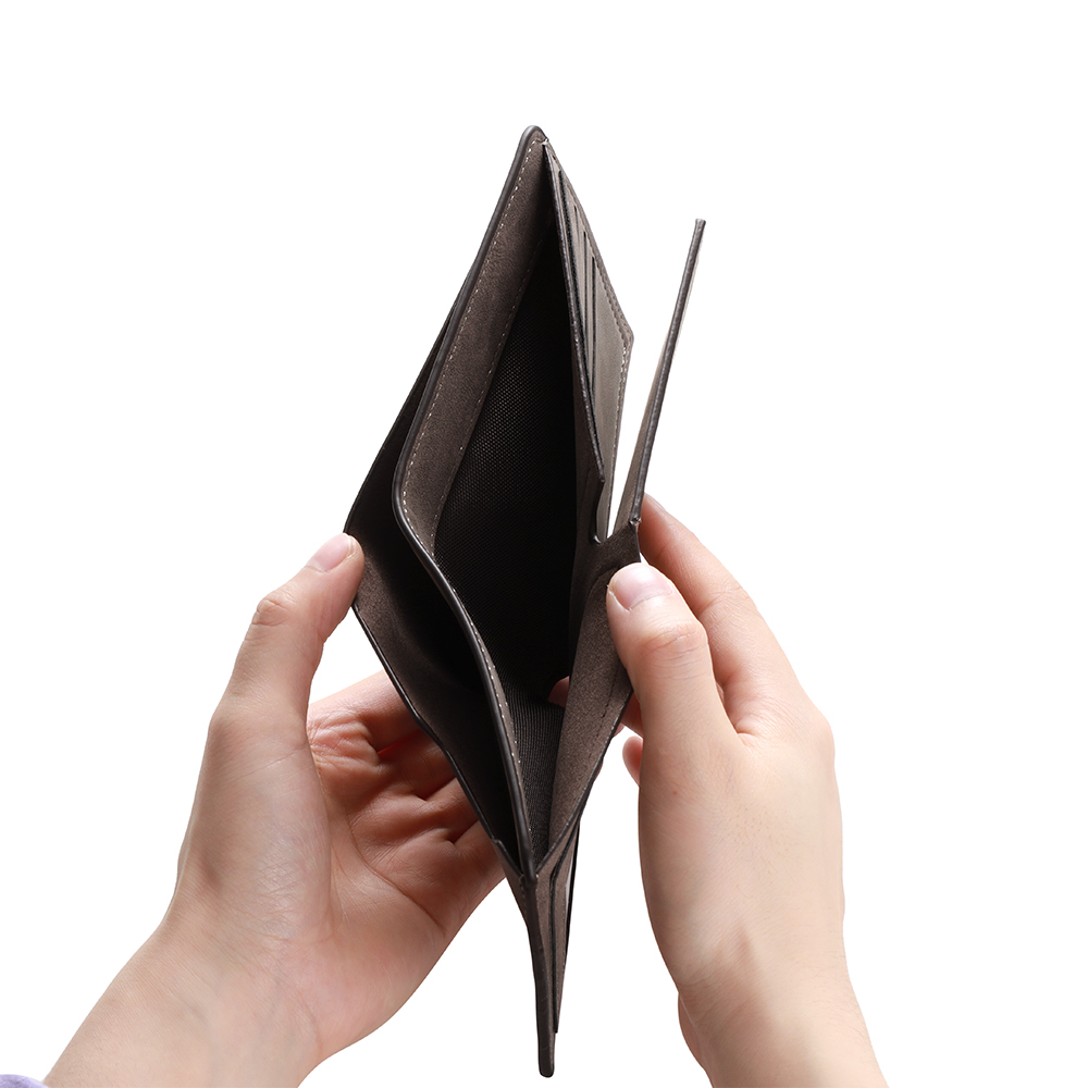 Portefeuille en cuir PU Photo Personnalisée avec Texte Date et Lettre Porte-Monnaie pour Homme | Jessemade