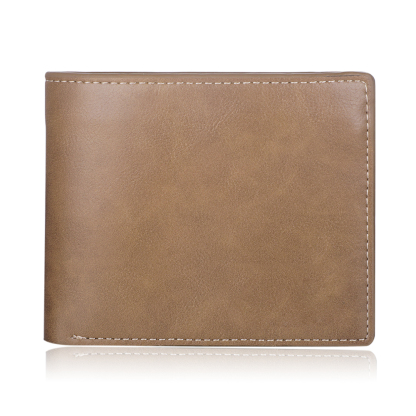 Père et Fils - Portefeuille en cuir PU Photo Personnalisée avec 2 Prénnoms Porte-Monnaie pour Homme | Jessemade