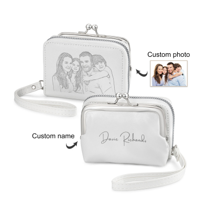 Porte-monnaie personnalisé avec photo et nom – Cadeau unique et pratique | Jessemade