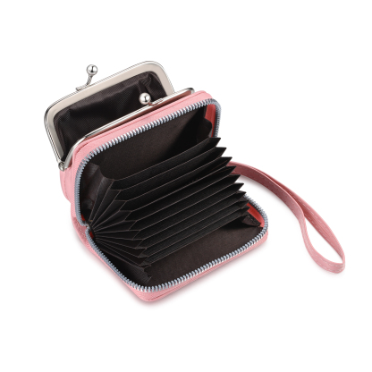 Portefeuille Femme Personnalisé avec  Photo et Nom Porte-monnaie Blanc et Rose | Jessemade