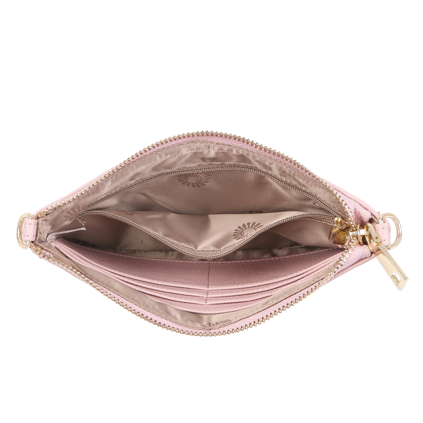 Portefeuille en cuir PU 1 Prénom Personnalisé avec Fleur de Naissance Sac pochette Rose À Porter Main ou Épaule  | Jessemade