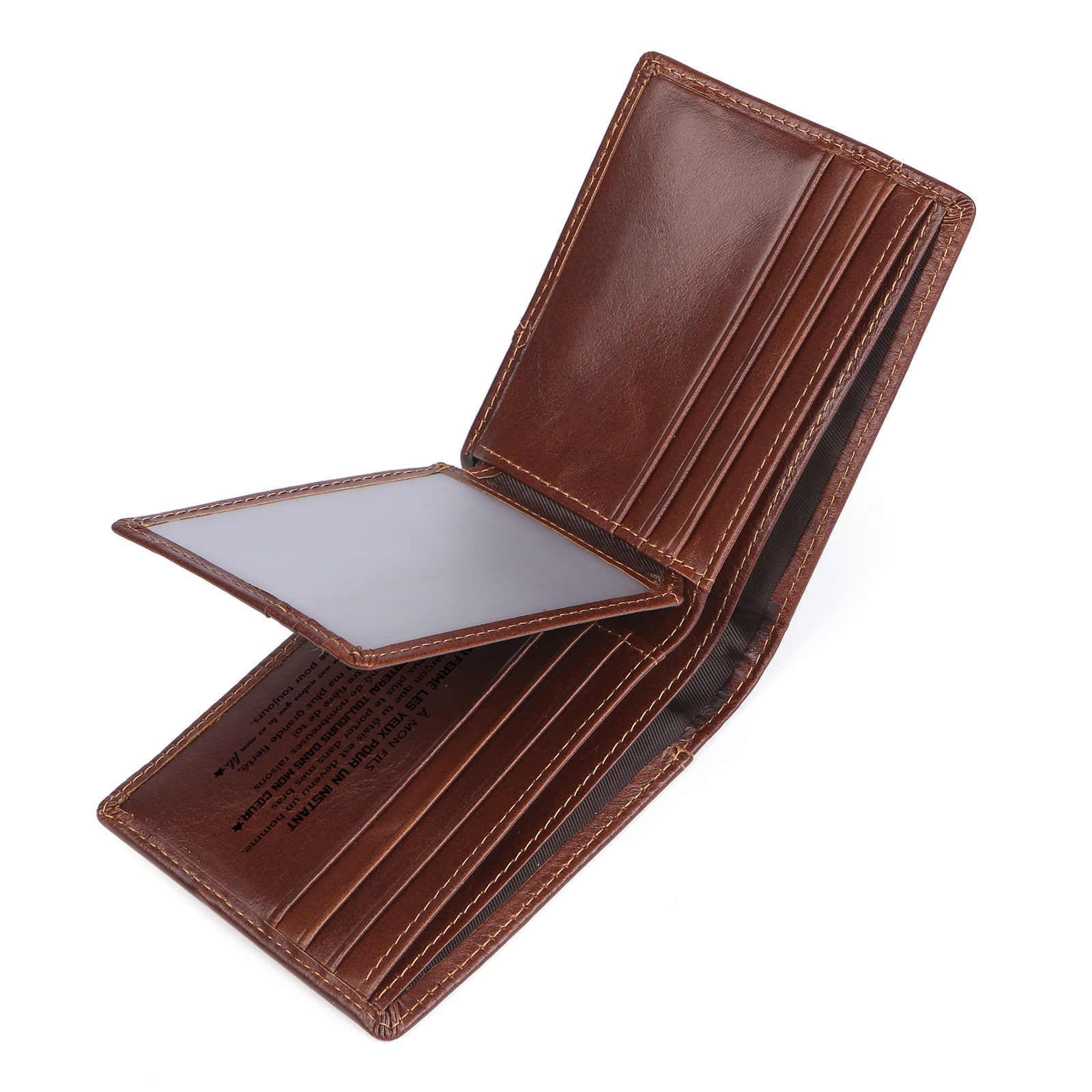 Portefeuille Homme Personnalisé avec Prénom et Lettre Porte-Monnaie en Cuir pour Homme | Jessemade