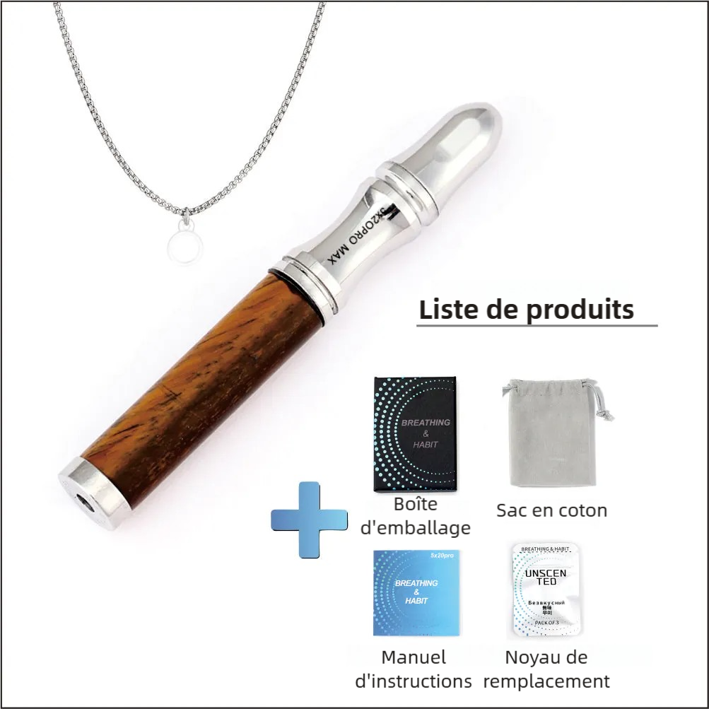 Collier de respiration anti stress en pierre naturelle Personnalisable Cadeau de relaxation et méditation anniversaire Pour homme femme | Jessemade