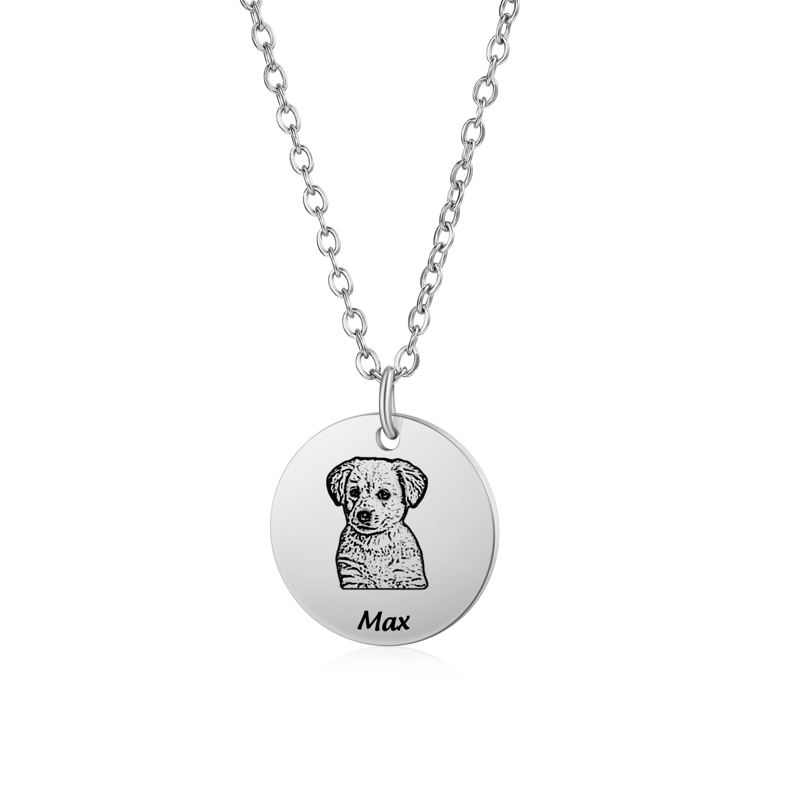 Collier Personnalisé avec 1-3 Photos et Noms de l’animal – Cadeau souvenir pour Animal de Compagnie | Jessemade