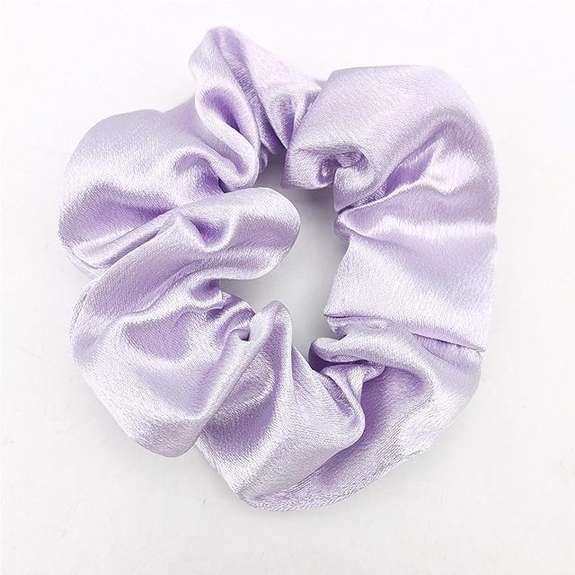 Lot de 6 Chouchous en satin colorés pour femmes Bandes de Cheveux Accessoires Cheveux