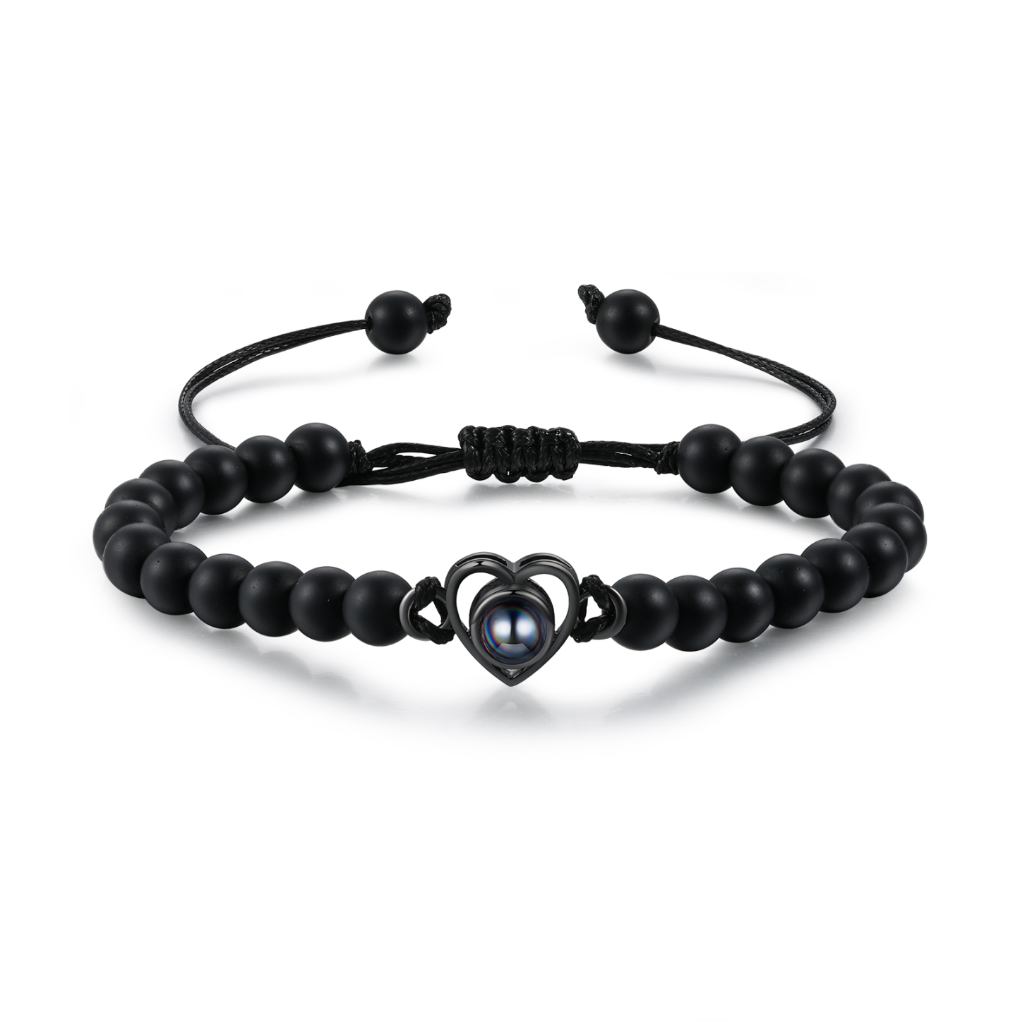 Bracelet Projection de Pierre Bracelet Photo Projection Turquoise Noir pour Homme｜ Jessemade