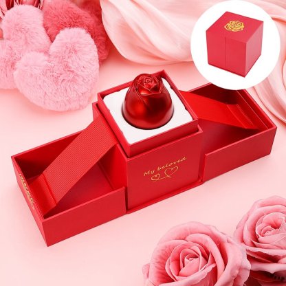 Boîte à bijoux Rose Coffret à bague