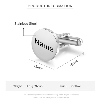 Boutons de Manchette Prénom Boutons de Manchette 