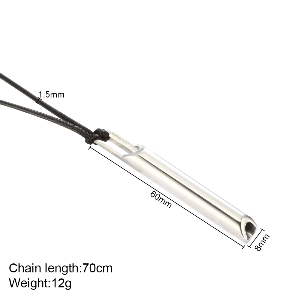 Collier sifflet de méditation yoga