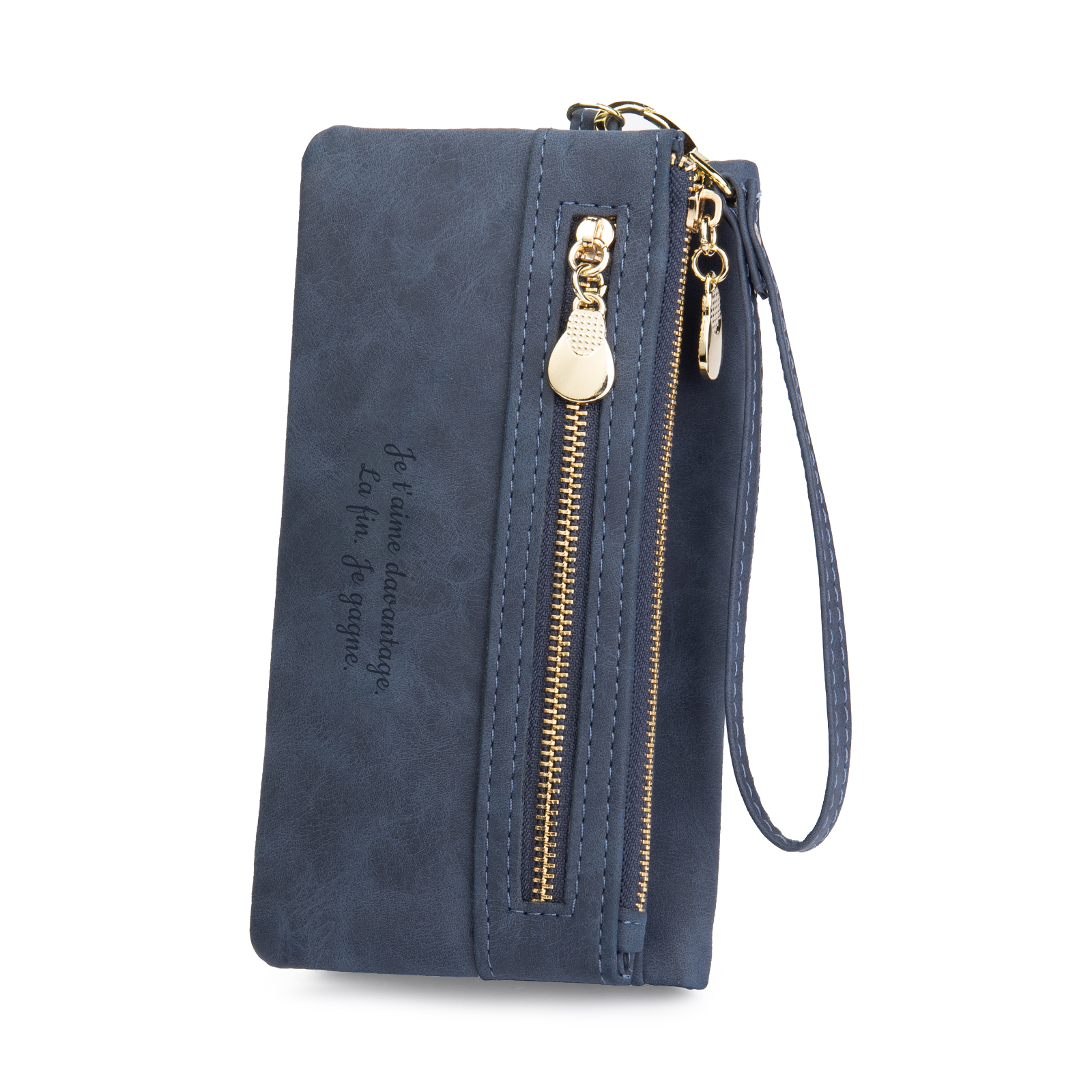 Portefeuille long en cuir PU 1 Prénom personnalisé avec photos et texte et 2 lettre 