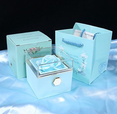 Boîte Rose Éternelle coffret cadeau