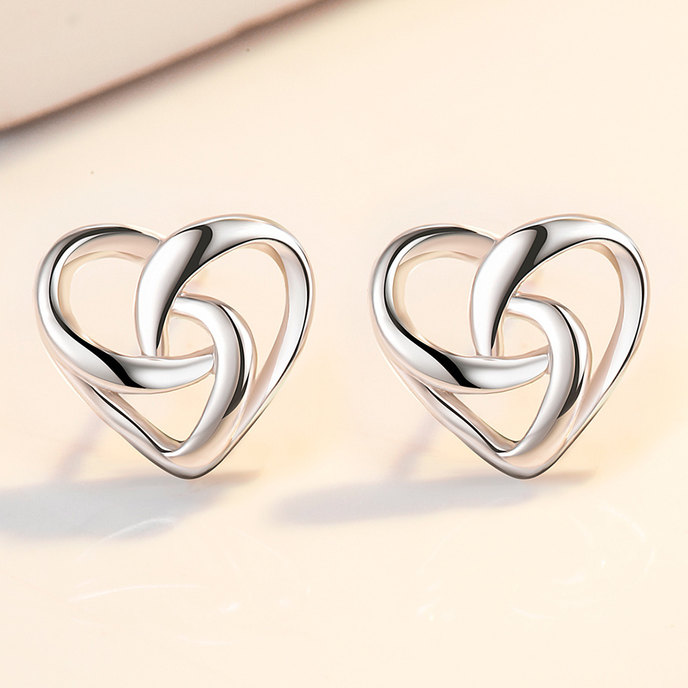Boucles d'Oreilles Cœur Cadeau Femme