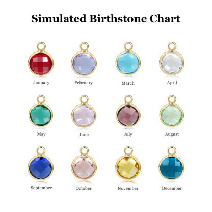 Collier Enfants Bébé Collier Étoile de mer 1 Pierre de Naissance et 1 Lettre pour Fille Filleule