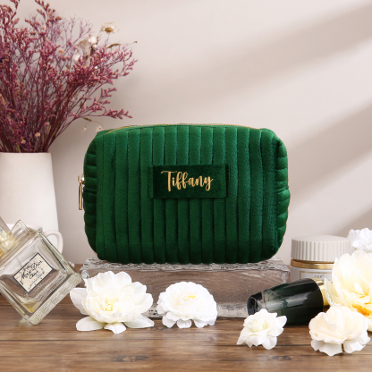 Trousse De Maquillage 1 Prénom Personnalisé Sac De Maquillage À Capacité Élevée Pour Femmes