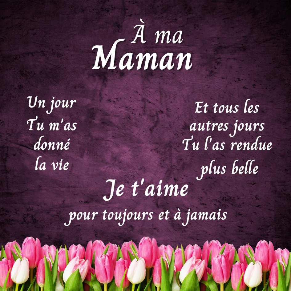 À ma Maman - Carte avec coffre cadeau