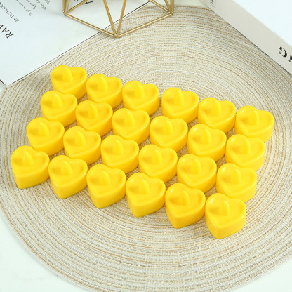 Bougie LED Cœur 1 pièce Cadeau Saint-Valentin Romantique