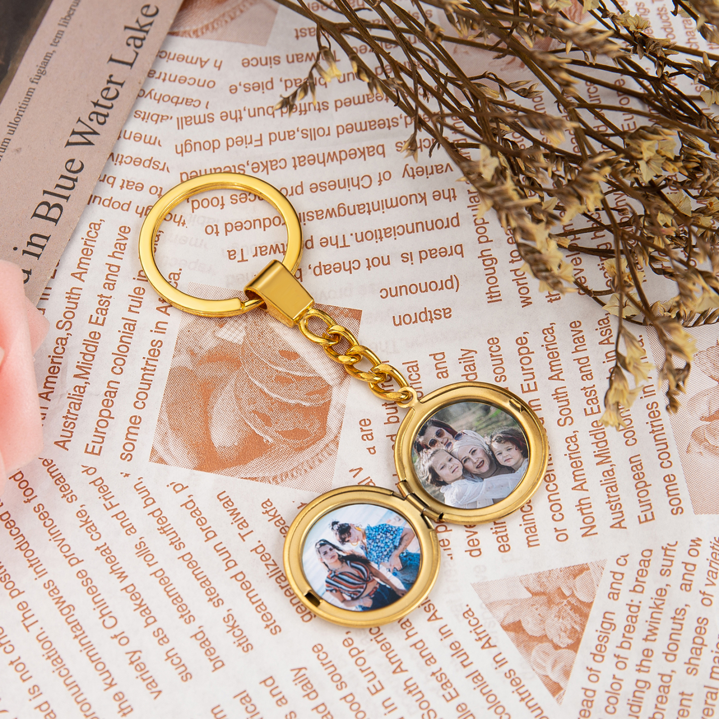 Porte-Clés 2 Photo Personnalisé