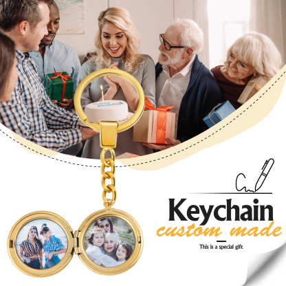 Porte-Clés 2 Photo Personnalisé