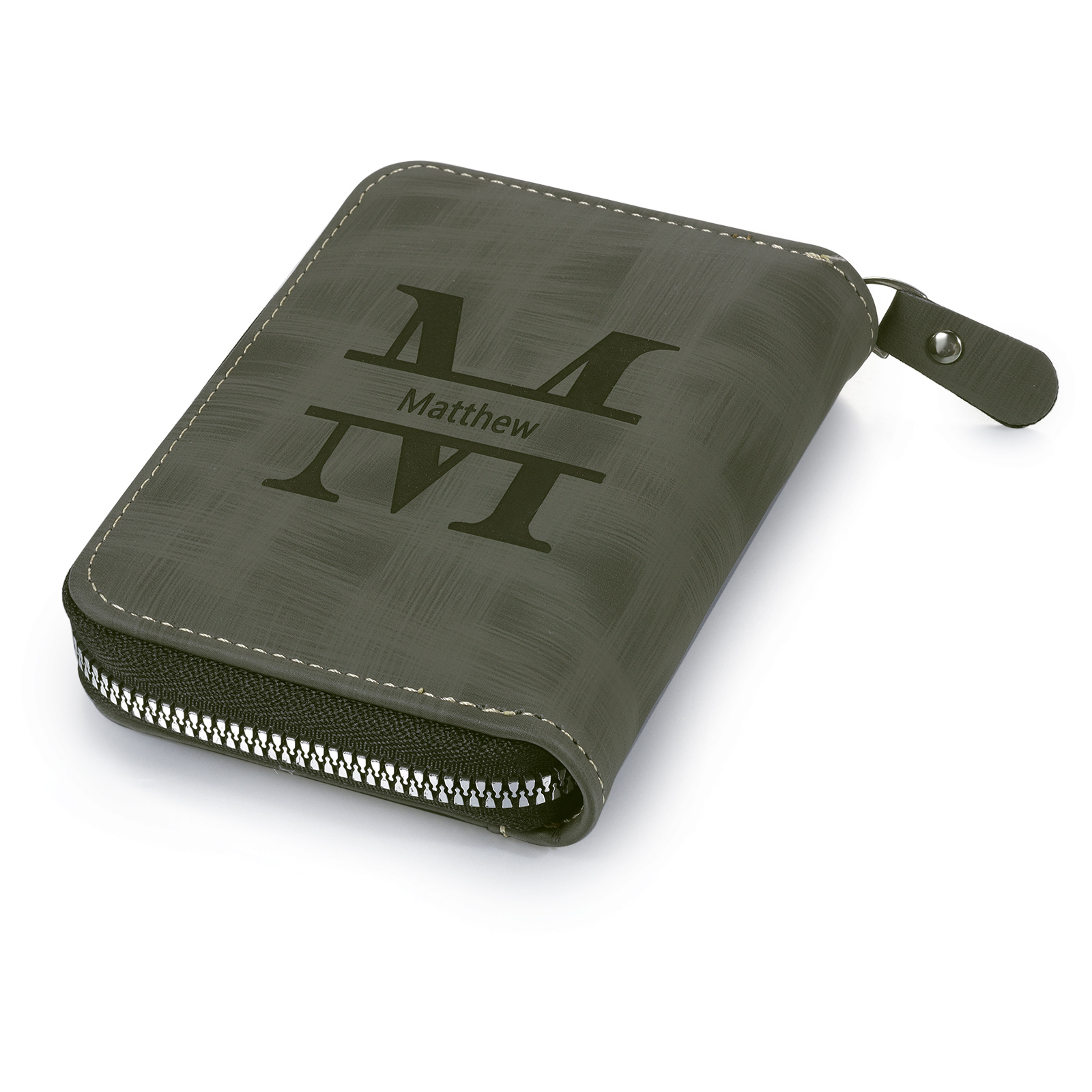 Portefeuille Classique 1 Prénom et Lettre Personnalisés avec Photo Porte-Monnaie Carte