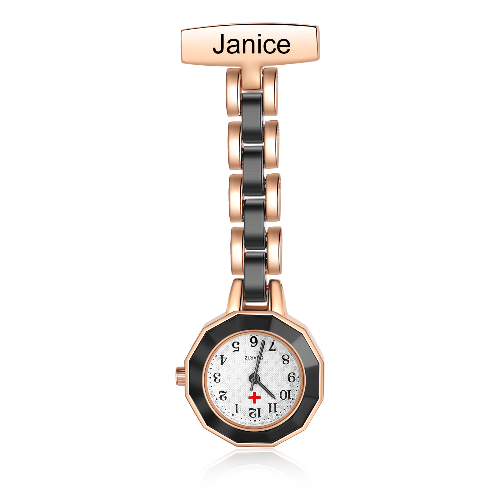 Montre de poche Infirmière Prénom Personnalisé