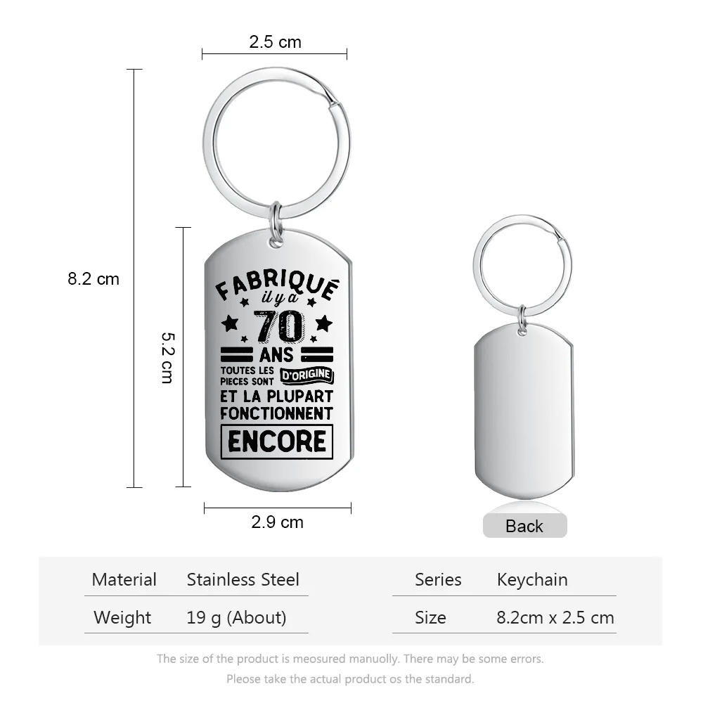 Porte-clés Décapsuleur 'Super Patron' En Inox - Cadeau Personnalisé Pour Patron, Collègue Ou Retraité - Anniversaire, Noël, Travail