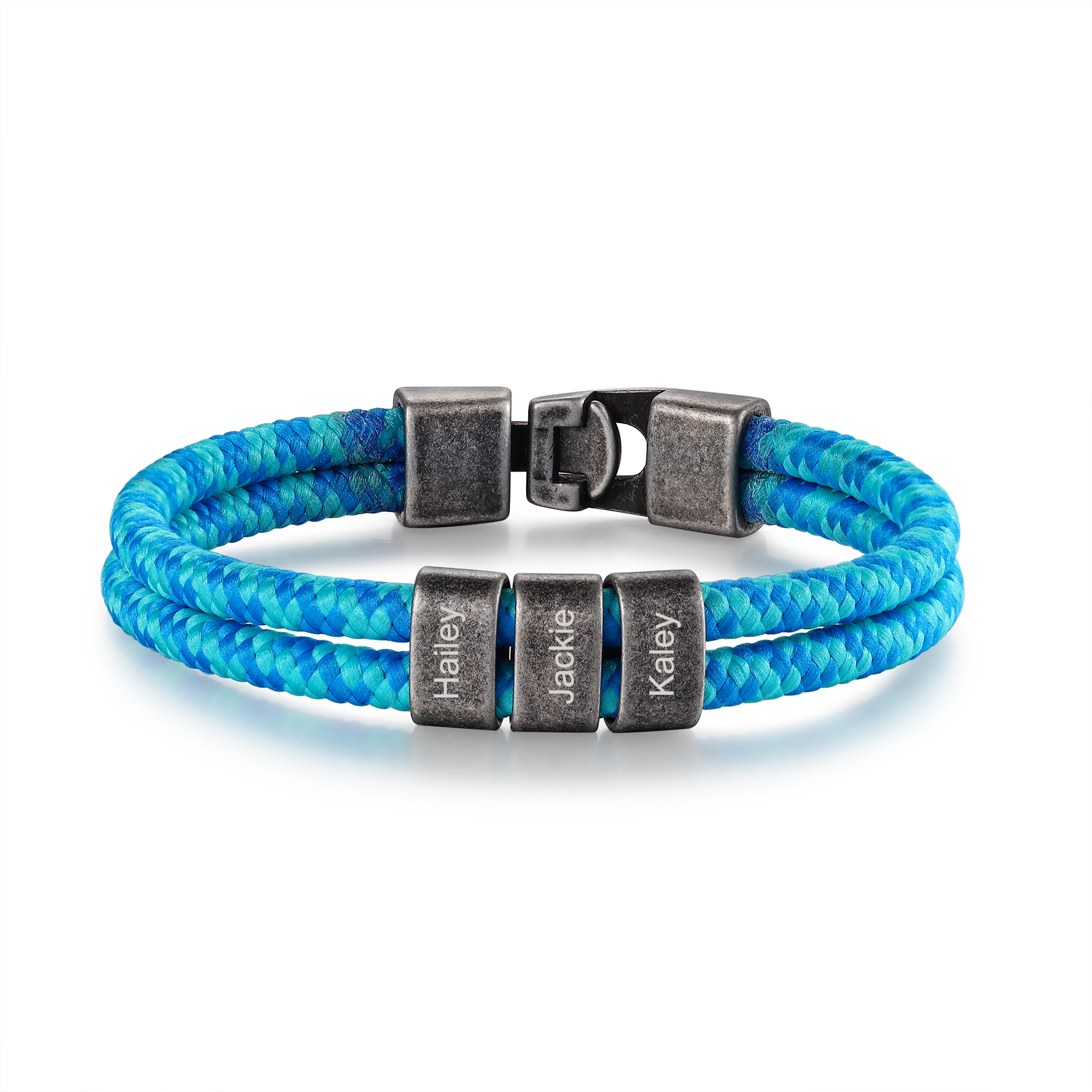 2-4 Noms Bracelet Vintage Personnalisés Bracelet Homme